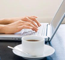 image of coffe and laptop