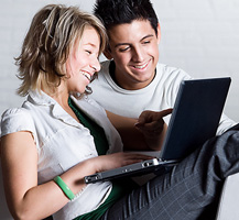 image of teen kids on laptop